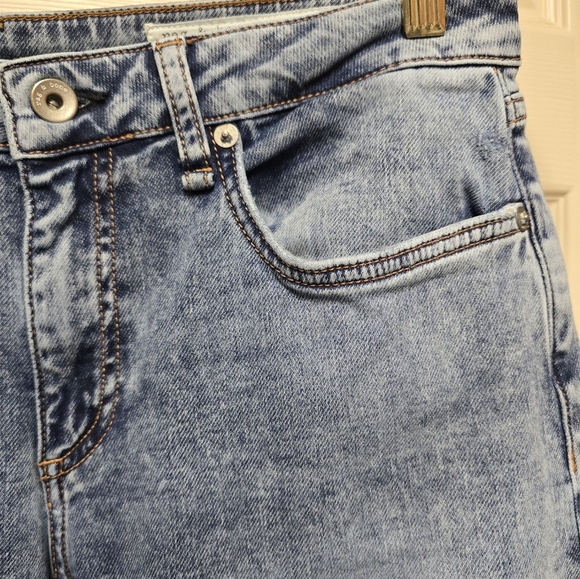 Rag & Bone DRE Low-Rise Boyfriend Raw Hem Acid Wash Blue Women Jeans Sz 27 - Picture 9 of 17